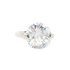 Oversized Crystal Solitaire Ring