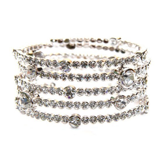 Crystal Wrap Bracelet made with Swarovski Elements