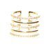 Enchanted Gold 5 Bar Ring