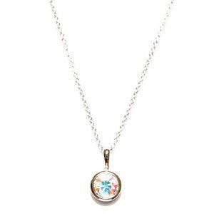 Crystal Aurora Boreale Necklace (June Birthstone)