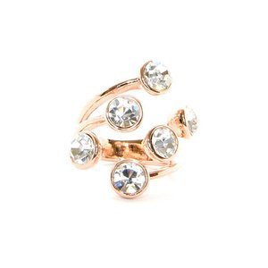 Rose Crystal Signature Ring