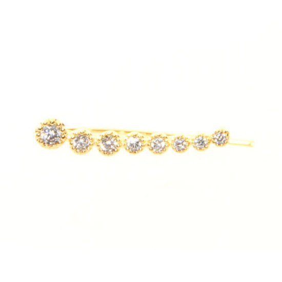 Gold Caterpillar Ear Crawler made with Cubic Zirconia crystals