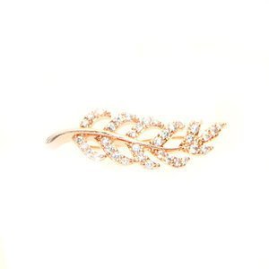 Rose Gold Fern Ear Crawler