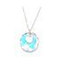 Crystal Moon necklace made with Cubic Zirconia Crystals 