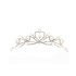 Crystal & Pearl Comb Tiara made with Swarovski Elements