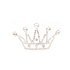 Small Crystal Comb Crown Tiara made with Swarovski Elements