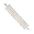 Crystal & Crystal Aurora Boreale 4 row bracelet