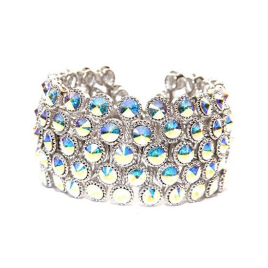 Crystal Aurora Boreale Anemone Bracelet