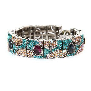 Blue Zircon Statement Bracelet