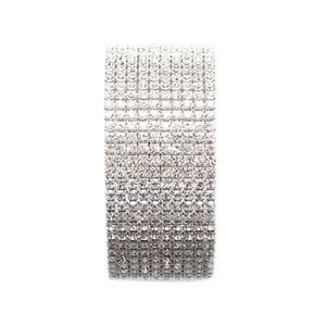 Maddison Crystal Cuff Bracelet (Narrow)