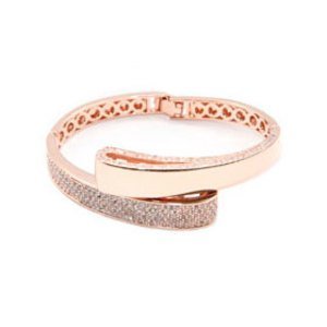 Rosalie Rose Gold Hinge Bracelet