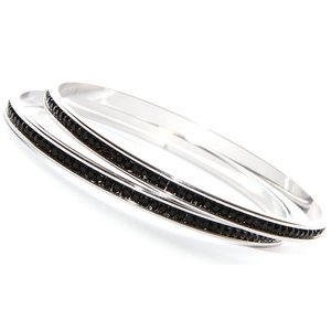 Keira Crystal Bangles (Large)