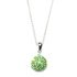 Peridot Green Ball Necklace made with Swarovski Elements