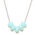 Pacific Blue Opal Bead Necklace made with Swarovski Elements