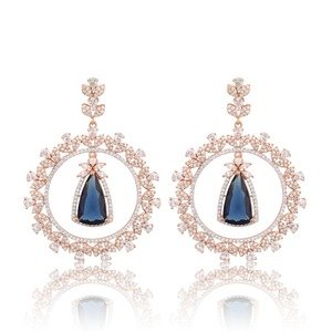 Sapphire Drop Earrings  