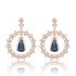 Sapphire Drop Earrings 