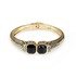 Black Gold Hinge Bracelet