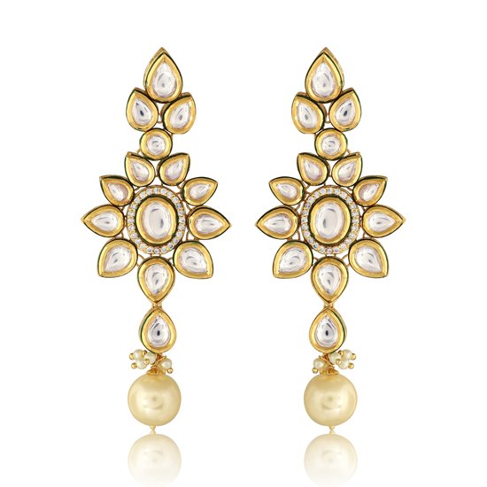 Vishmina Kundan Earrings 