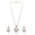 Delicate Zircon & Crystal Pendant Set,Pendant 2