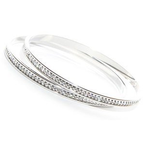 Franchesca Crystal Bangles (Large)