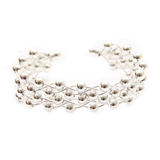 White Bronze twisted bracelet