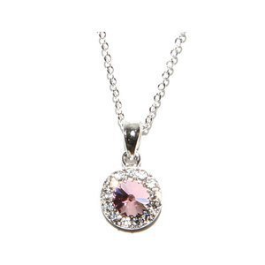 Light Rose Boutique Solitaire Necklace