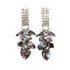 Crystal Volcano Swarovski Elements drop earrings