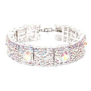 Crystal Aurora Boreale Statement Bracelet