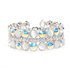 Crystal AB & White Opal Cats-Eye Bracelet made with Swarovski Elements